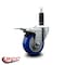 Service Caster 3.5'' Blue Poly Swivel 1'' Expanding Stem Caster Total Lock Brake SCC-EXTTL20S3514-PPUB-BLUE-1 - alternate 3